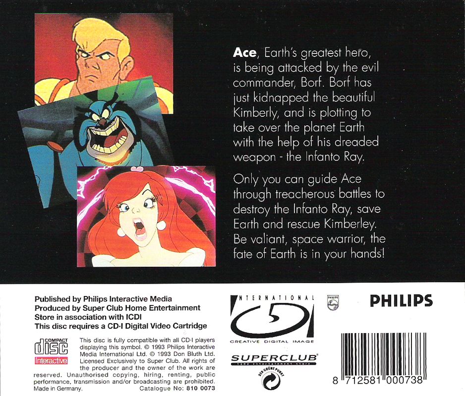 Space Ace box art for CD-i
